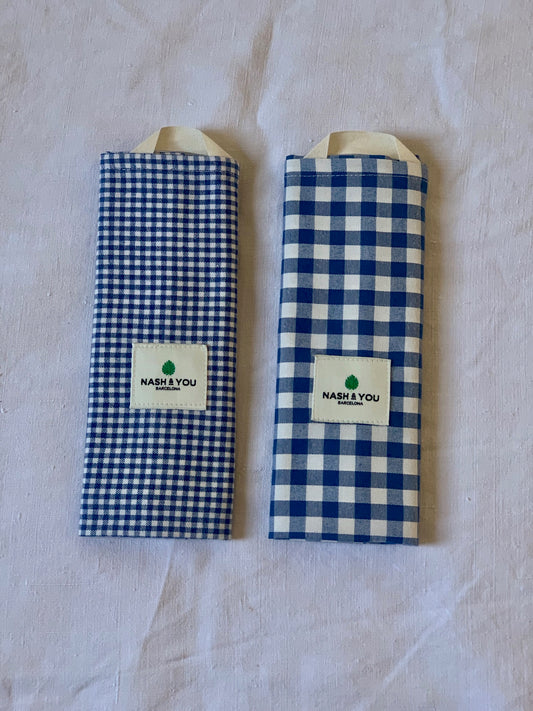 Drap cuina duo blau