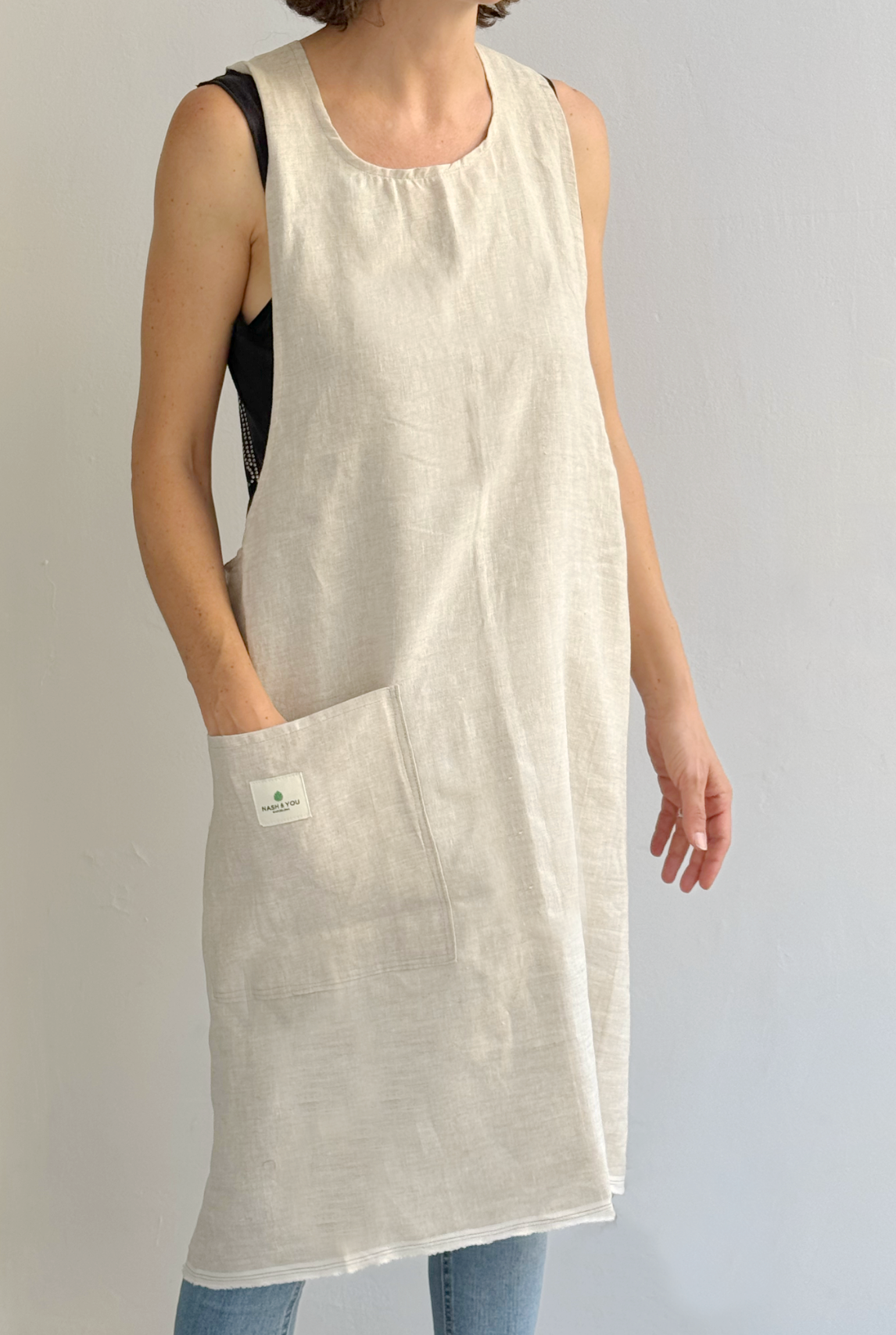 Japanese linen apron